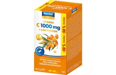 Revital Premium Витамин C 1000 мг + облепиха 120 таблеток